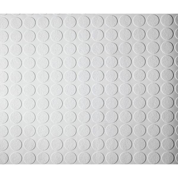 York Wallcoverings 57.75 sq. ft. Patent Decor Lotsa Dots Paintable Wallpaper
