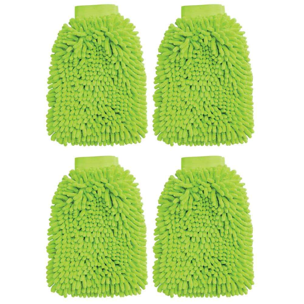 Libman Microfiber Fingers Dusting and Cleaning Mitt (4Pack) 1816 The