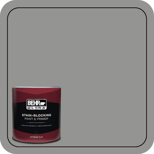 BEHR ULTRA 1 qt. #780F-5 Anonymous Flat Exterior Paint & Primer