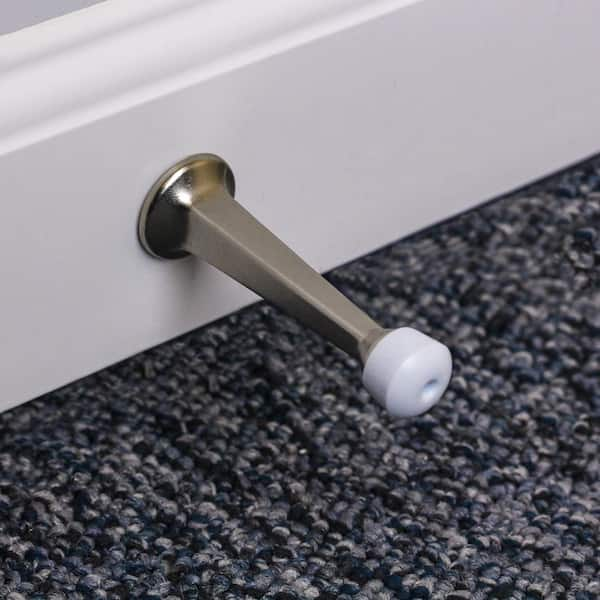 Satin Nickel Solid Door Stop