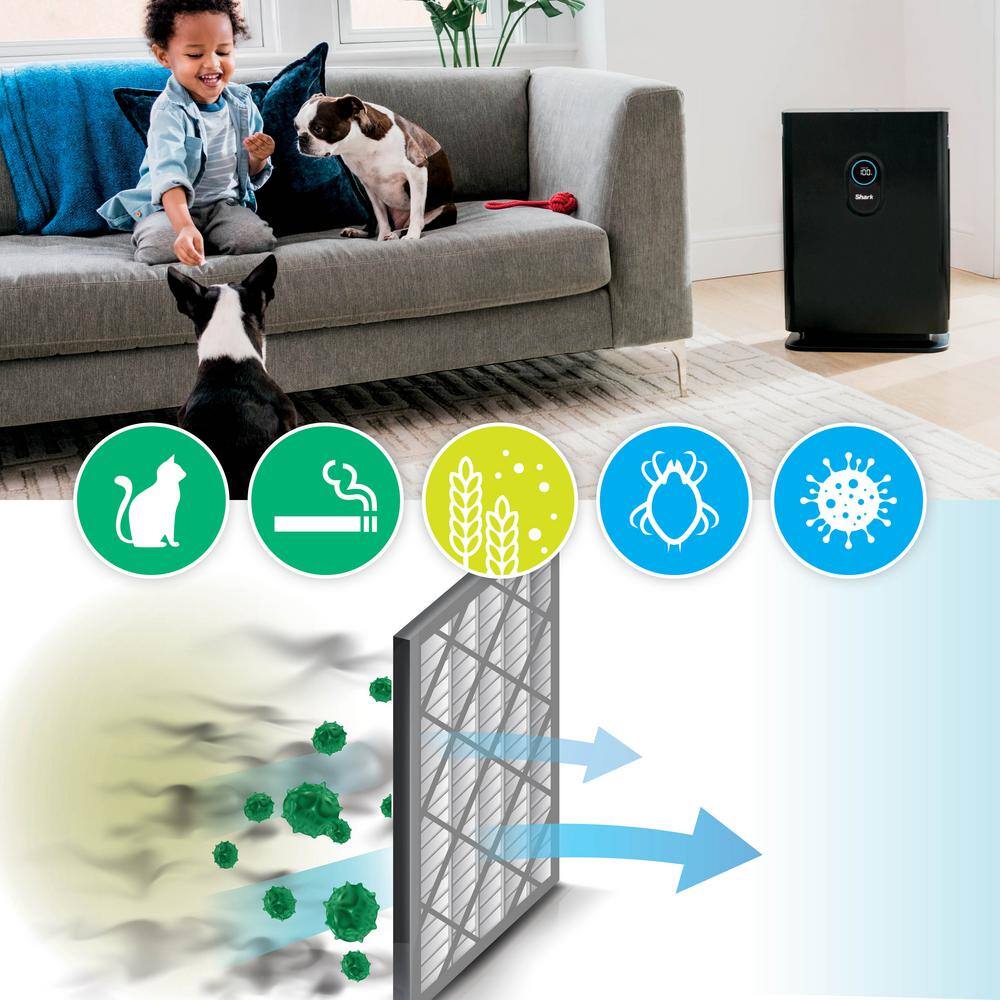 White HEPA Air Purifier Filter with Advanced Odor Lock