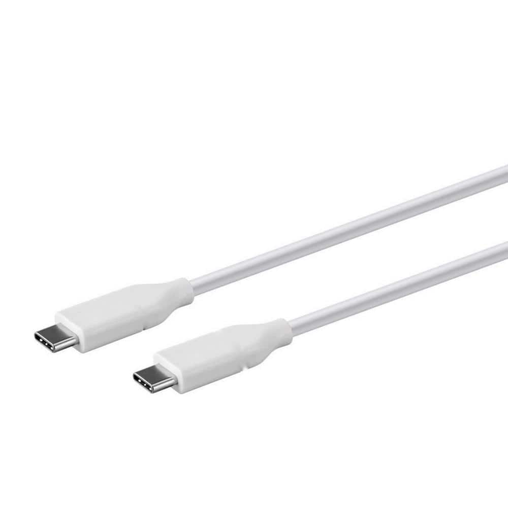 3.3 ft. Cables and Adapters; USB Type C to USB-A 3.1 Gen 2 Cable, 10Gbps, 3 Amp, 30AWG, White
