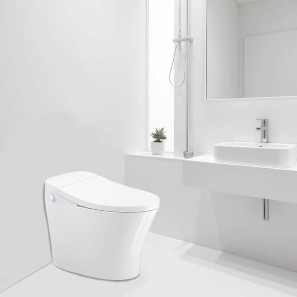ANZZI ENVO Shroud 1.28 GPF Smart Bidet Toilet with Auto Flush and Heated Seat