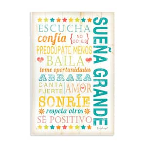 Dream Big Guide by Jennifer Pugh Unframed Wall Plaque Typography Graphic Art Print 15 in. x 10 in.