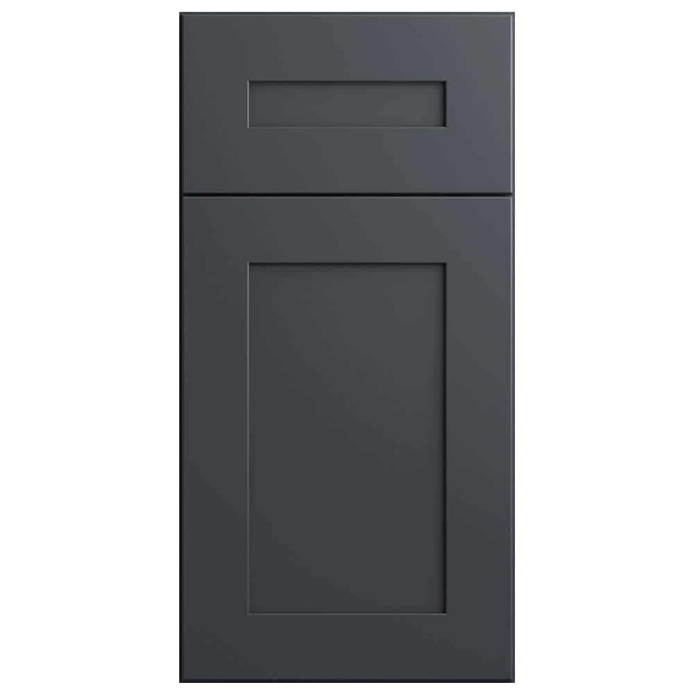 Home Decorators Collection Newport Deep Onyx Plywood Shaker Assembled ...