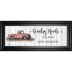 Take Me Home Country Roads By Billy Jacobs Framed Wall Art 18 in. x 42 in.