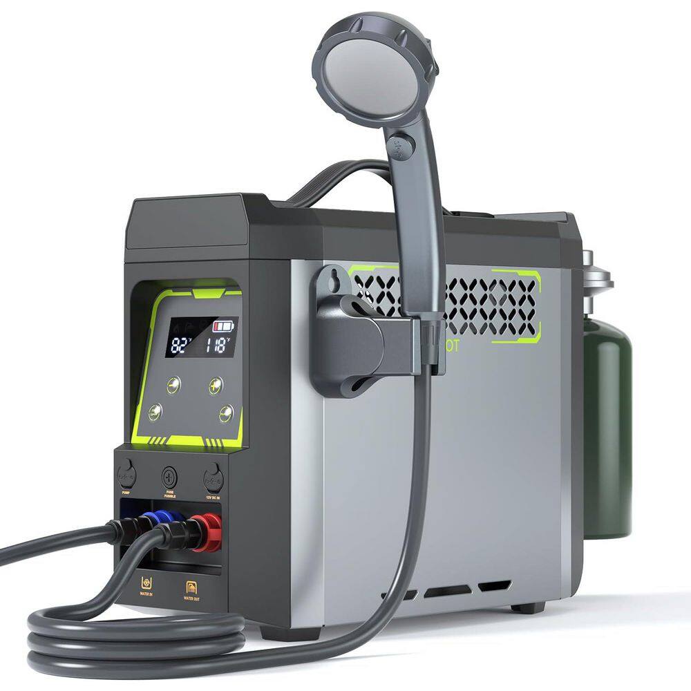 Portable Propane Water Heater and Shower Pump Instant Hot Water for Camping