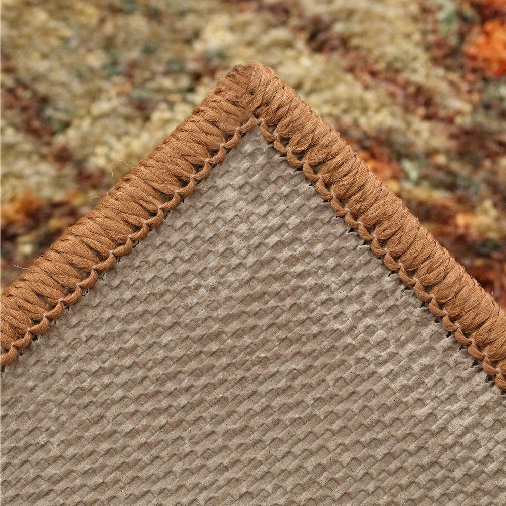 Eclectic Bohemian Medallion Multi-Color Synthetic Area Rug