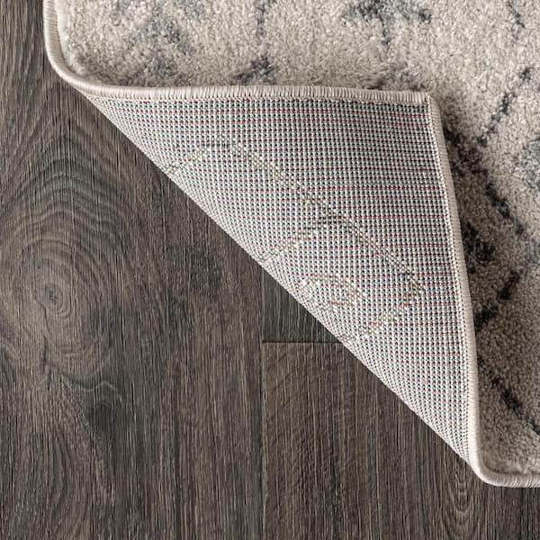 JONATHAN Y Ziri Moroccan Geometric Cream/Gray 8 ft. x 10 ft
