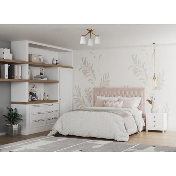 Vertex Collection 1-Light Brushed Gold Clear Glass Contemporary Foyer Light