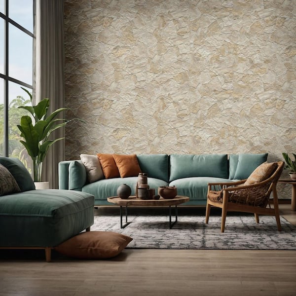 Neptune Amber Matte Porcelain Stone Look Tile, 17 in. x 26 in. Floor and Wall (12.28 sq. ft. /Case)