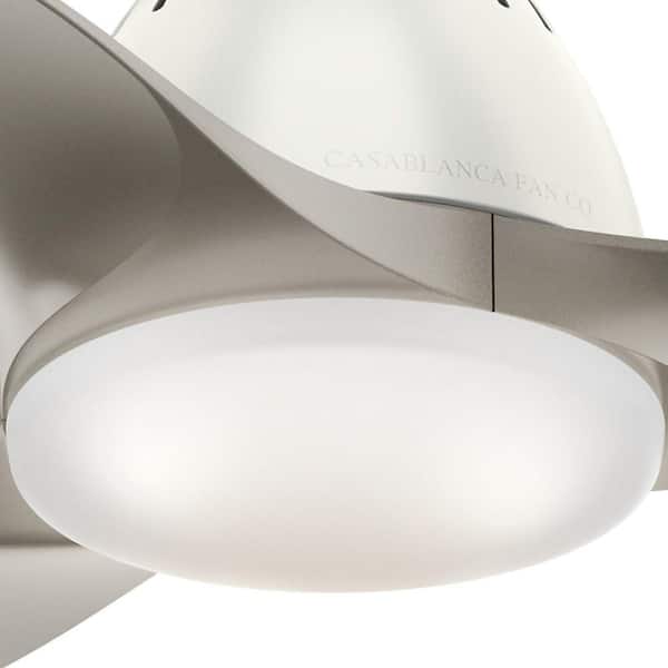 Casablanca Wisp 44 In Led Indoor Fresh, Casablanca Wisp Indoor Ceiling Fan With Led Light And Remote Control
