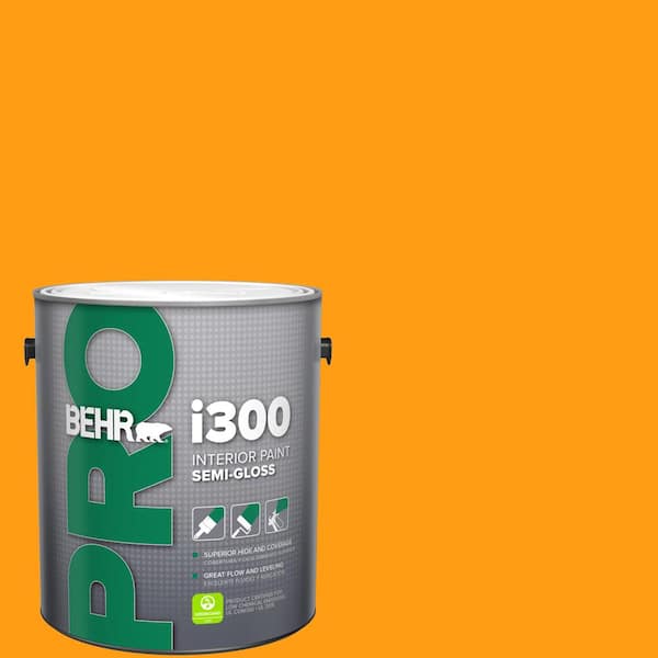 BEHR PRO 1 gal. #S-G-290 Orange Peel Semi-Gloss Interior Paint