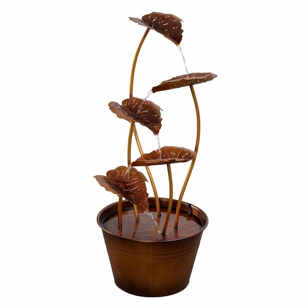 Zinc Metal Flower Fountain with Pump price history on PriceWatchPro