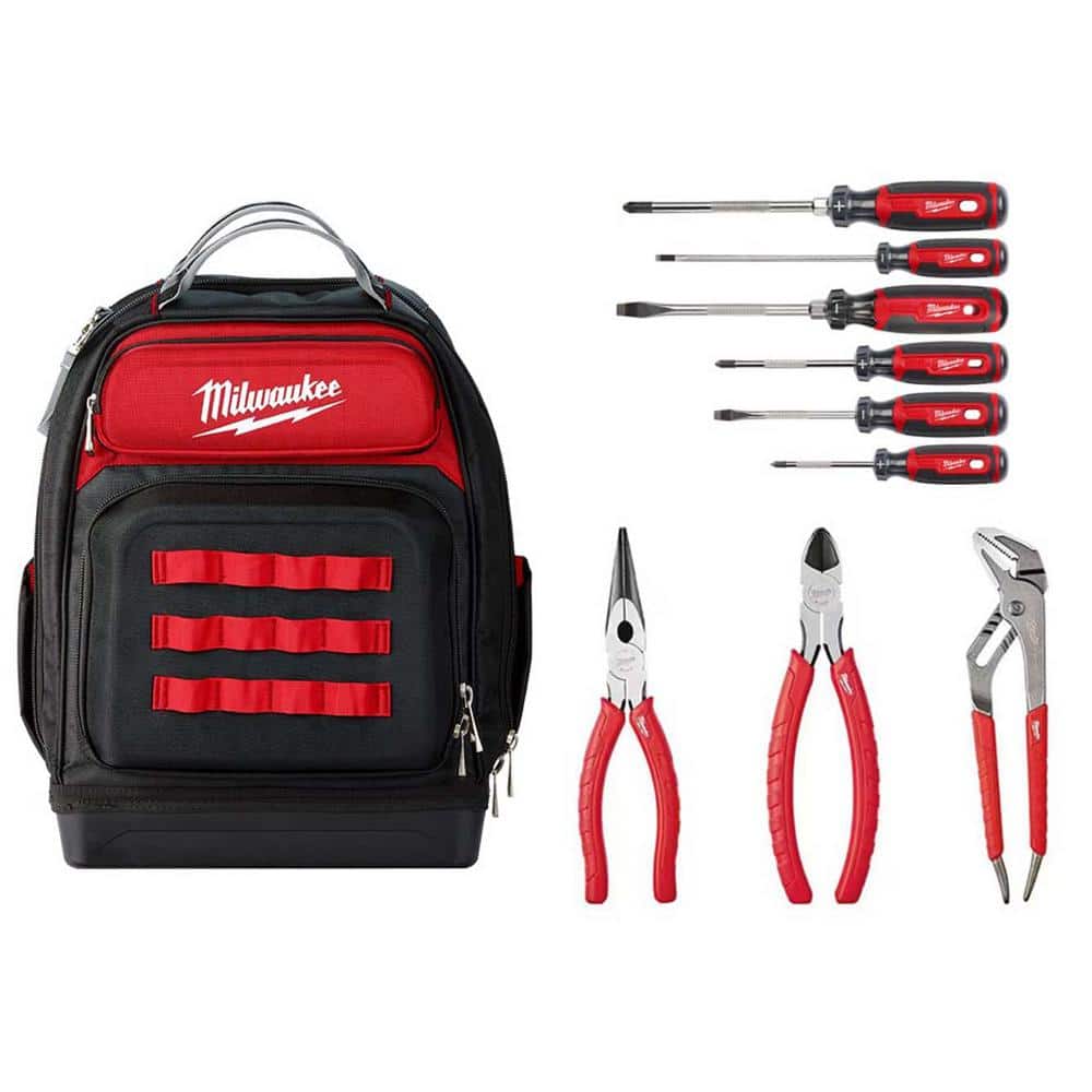 Milwaukee Screwdriver Set with Cushion Grip with 15 in. Ultimate