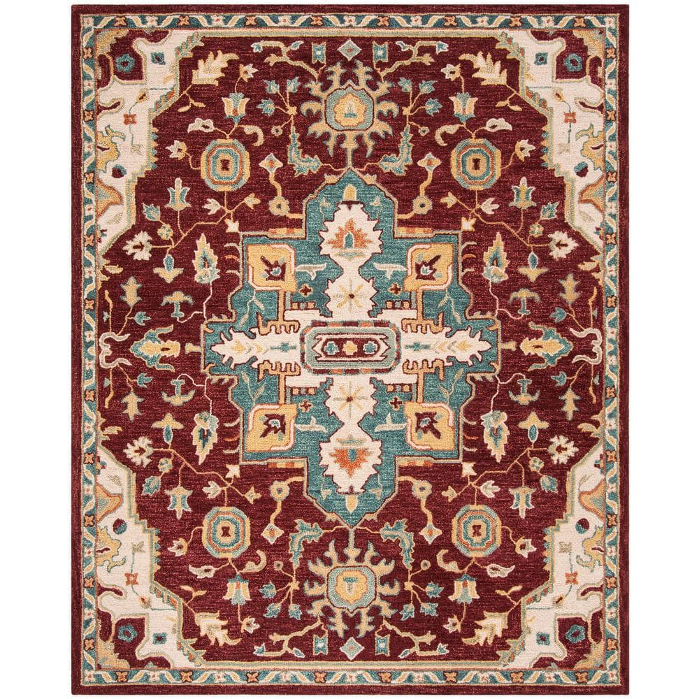 Aspen 6 X 9 Red/Blue Oriental Area Rug price history on PriceWatchPro