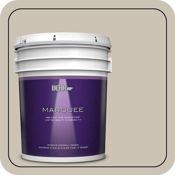 BEHR MARQUEE 5 gal. #PPU5-08 Sculptor Clay One-Coat Hide Eggshell Enamel Interior Paint & Primer