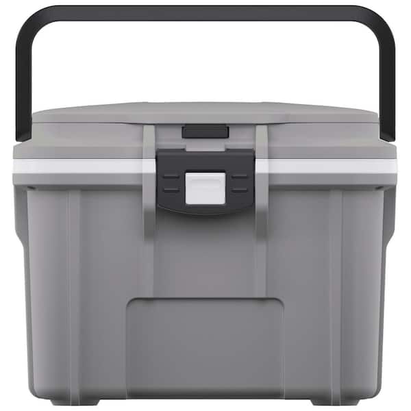 MOEPISY 8 qt. Personal Lunch Box Cooler Cement/White