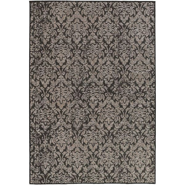 Artistic Weavers Zelko Charcoal 7 ft. x 10 ft. Indoor/Outdoor Area Rug