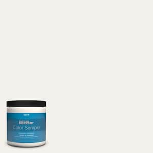 BEHR PREMIUM PLUS 1 Gal. #W-B-600 Luster White Hi-Gloss Enamel Interior ...