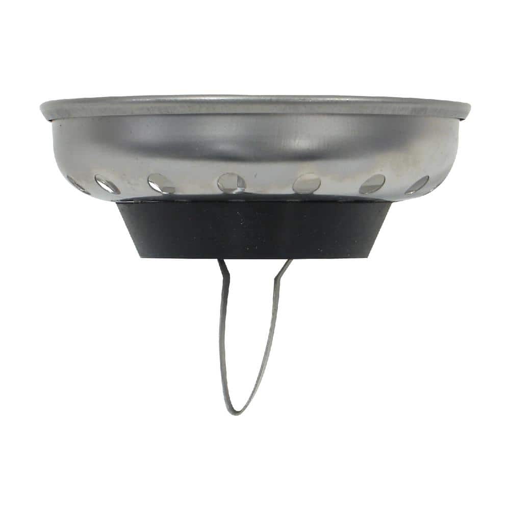 4.5 Inch Chrome Stainless Steel Kitchen Sink Basket Strainer
