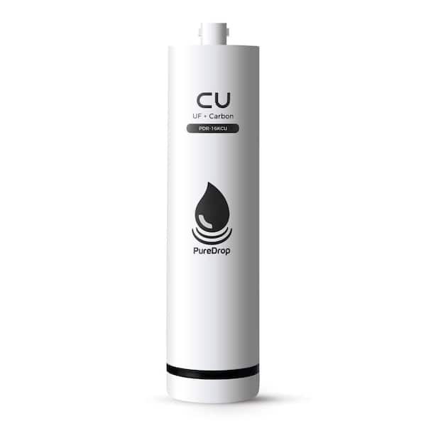 PureDrop PDR-F16KCU 0.01 μm Ultra-Filtration Replacement Filter Cartridge for PDR-16KCU Under Sink Water Filter, 16K Gal.