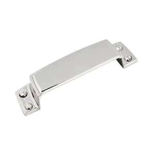 Highland Ridge 3-1/2 in. (89mm) Classic Polished Chrome Cabinet Cup Pull
