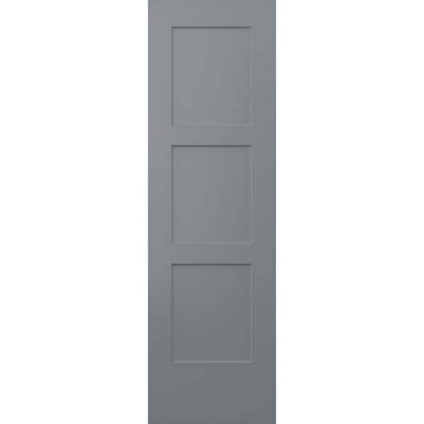 JELD-WEN 24 in. x 80 in. Birkdale Stone Stain Smooth Hollow Core Molded Composite Interior Door Slab