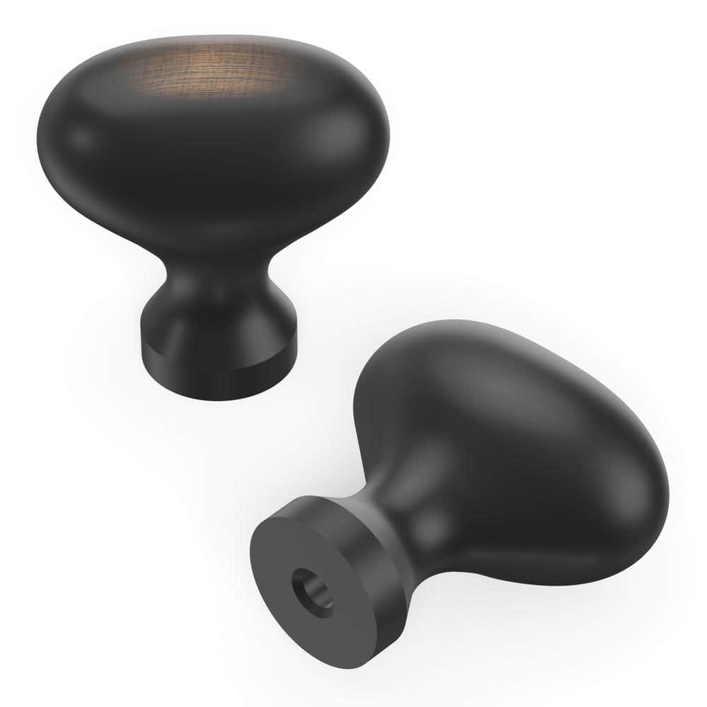 Williamsburg Collection Knob 1-1/4 in. x 13/16 in. Oil-Rubbed Vintage Bronze Oval Cabinet Knob (10-Pack) price history on PriceWatchPro