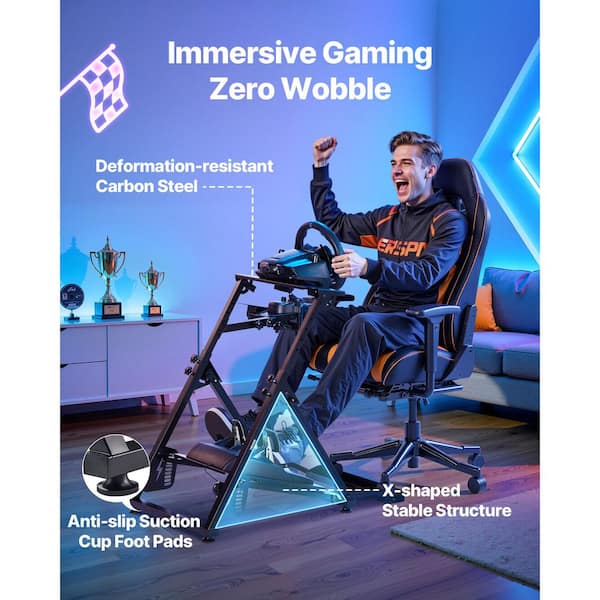 SVOPES Foldable Adjustable Racing Wheel Stand for Logitech G923