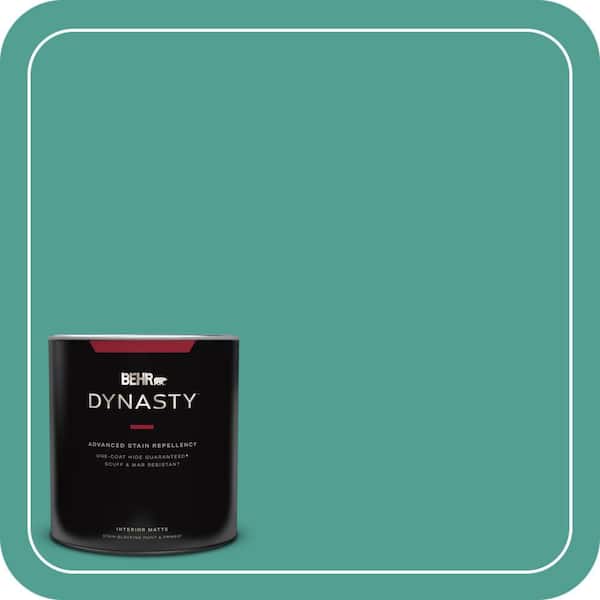 BEHR DYNASTY 1 qt. Home Decorators Collection #HDC-WR15-9 Aqua Revival Matte Interior Stain-Blocking Paint & Primer