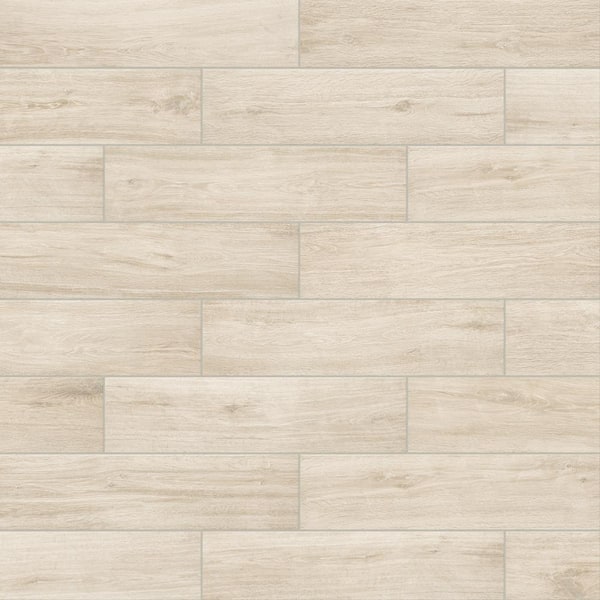 Chalet Natural 6 in. x 24 in. Light Beige Matte Porcelain Floor and Wall Tile (960 sq. ft./Pallet)