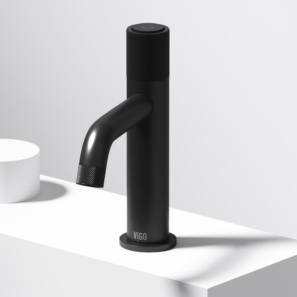 Apollo 7.5'' High-Arc Matte Black Nickel Bathroom Faucet