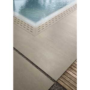 Forte Gray 12 in. x 24 in. x 10mm Natural Porcelain Floor and Wall Tile (6 pieces / 11.62 sq. ft. / box)