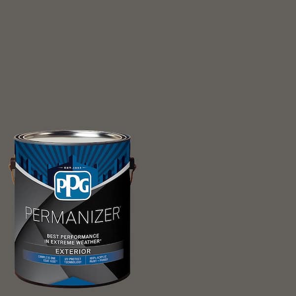 1 gal. PPG0999-7 Dark Woods Semi-Gloss Exterior Paint