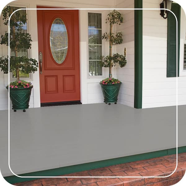 5 gal. #BXC-25 Colonnade Gray Low-Lustre Enamel Interior/Exterior Porch and Patio Floor Paint