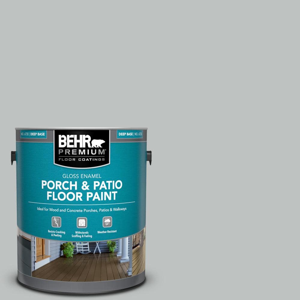 1 gal. #PPU26-18 Silver Mine Gloss Enamel Interior/Exterior Porch and Patio Floor Paint price history on PriceWatchPro