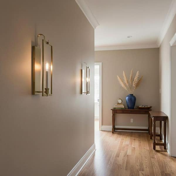 Stassi 1-Light Lacquered Brass Sconce