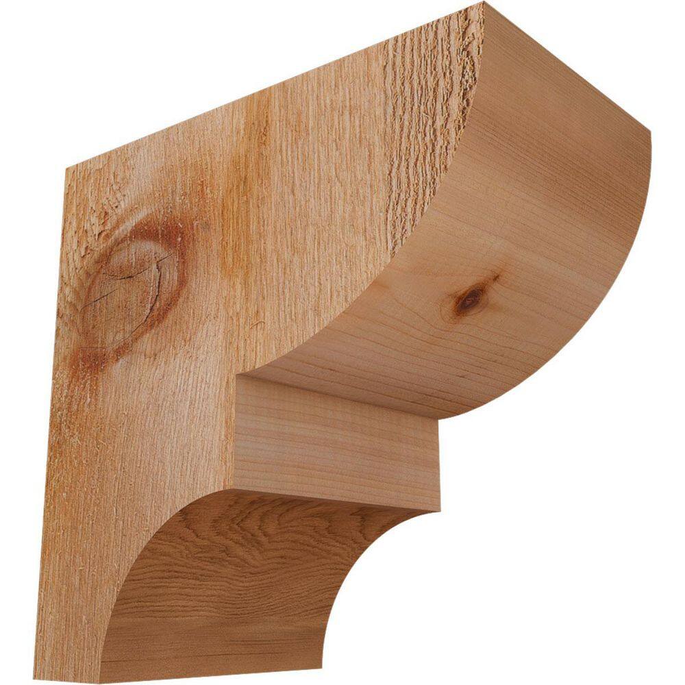 6 in. x 10 in. x 10 in. Western Red Cedar Ridgewood Rough Sawn Corbel price history on PriceWatchPro