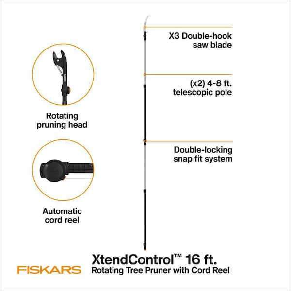 Xtend Control 15 in. X3 Saw Blade 16 ft. Interchangeable Tree Pruner