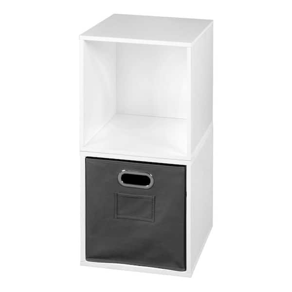 Regency 26 in. H x 13 in. W x 13 in. D White Wood 3-Cube Organizer