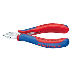 KNIPEX 5-1/2 in. Flat Nose Pliers with Cutter 23 01 140 - The Home Depot