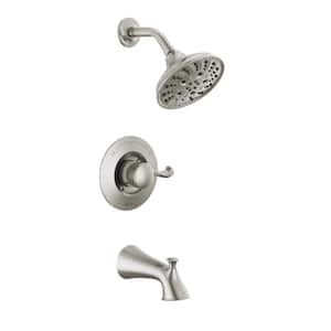 Esato Single-Handle 5-Spray Tub and Shower Faucet with H2Okinetic in Spotshield Stainless (Valve Included)