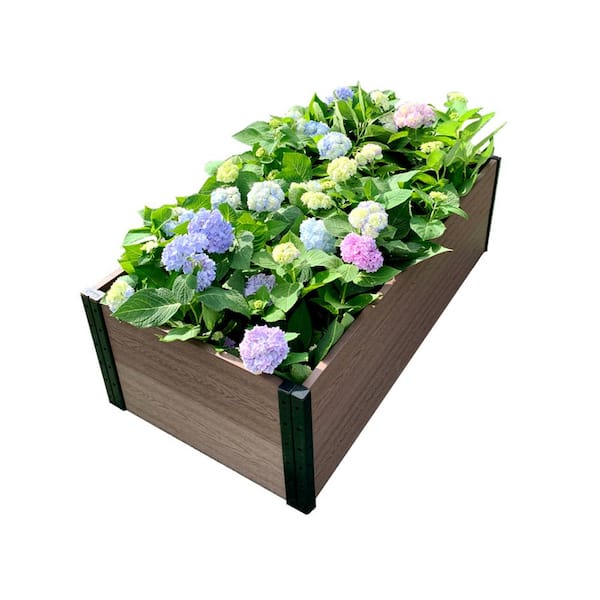 EverBloom 45 in. W x 24 in. D x 14 in. H Premium Deckside Garden Bed