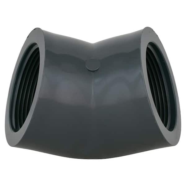Charlotte Pipe 1-1/2 in. PVC Schedule 80 45-Degree Elbow