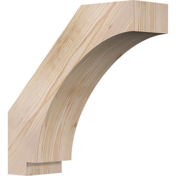 Ekena Millwork 5 1/2"W x 18"D x 18"H Imperial Smooth Knee Brace, Douglas Fir