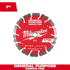 7 in. DIAMOND MAX General Purpose Segmented Turbo Diamond Blade