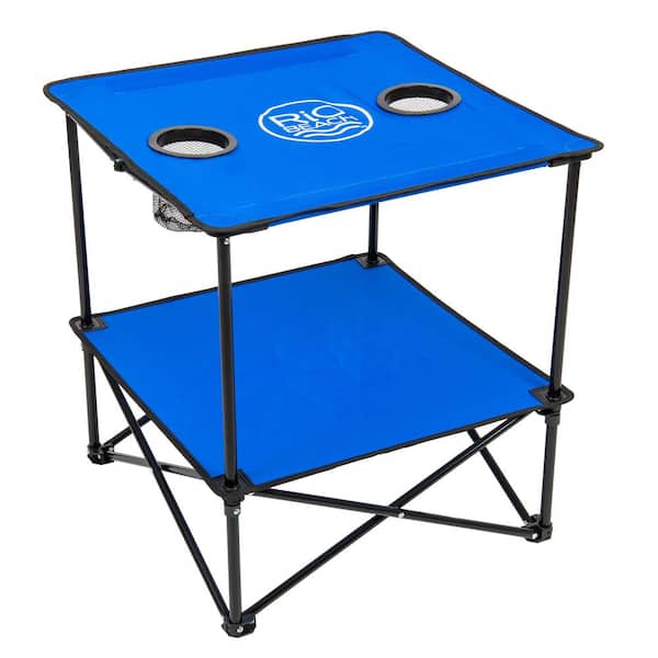 Rio Beach Blue Square Fabric Outdoor Table