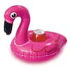 Tropical Flamingo Inflatable Pool Cup Holder - Novelty Pink Floating Drink Holder