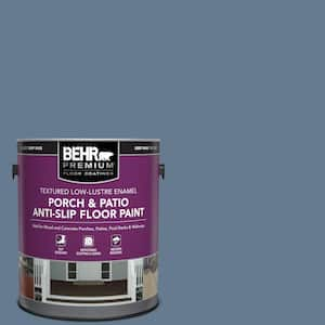 1 gal. #S510-5 Skinny Jeans Textured Low-Lustre Enamel Interior/Exterior Porch and Patio Anti-Slip Floor Paint